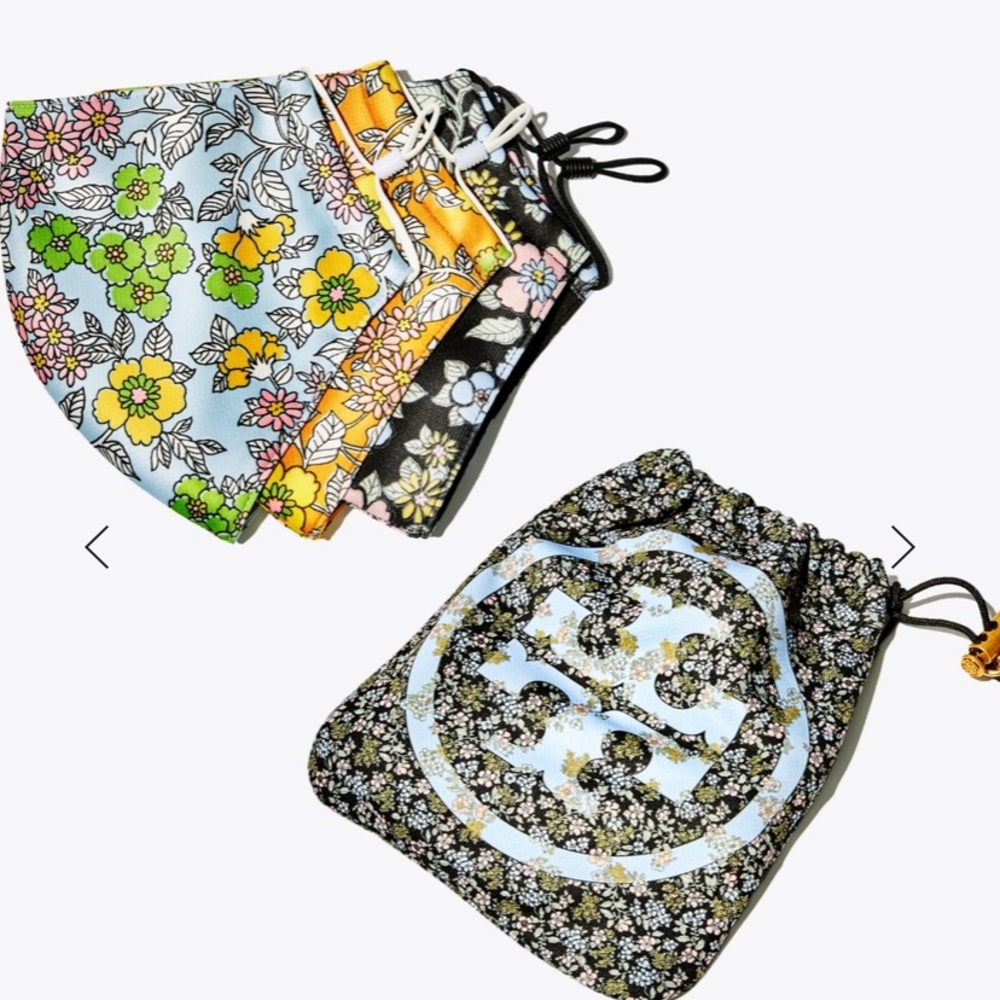 Tory Burch Face Masks and Pouch